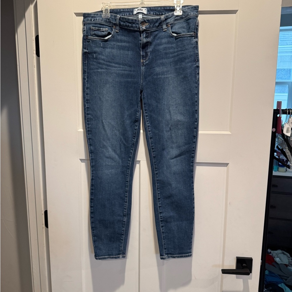 PAIGE Verdugo Ankle Jeans in The Color “Devoted”